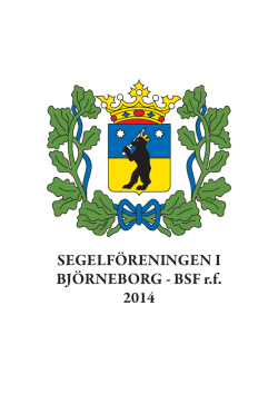 Vuosikirja - Segelföreningen i Björneborg
