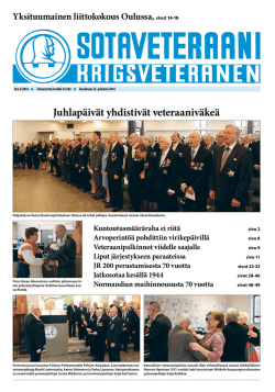 Sotaveteraani 3/2014 - Suomen Sotaveteraaniliitto ry