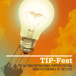 TIP-Fest 2012 Program - TIP