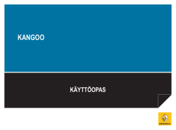 Käyttöopas Kangoo Express (PDF)