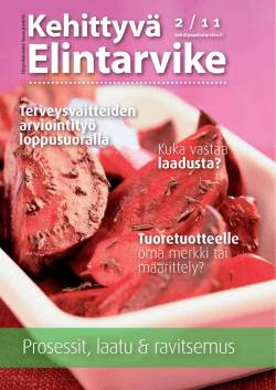 Lataa lehti t&auml;st&auml; - Kehittyv&auml; Elintarvike