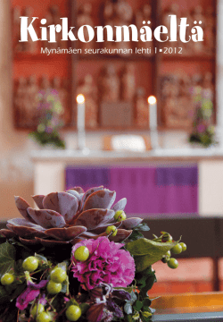 Mynämäen seurakunnan lehti 1•2012