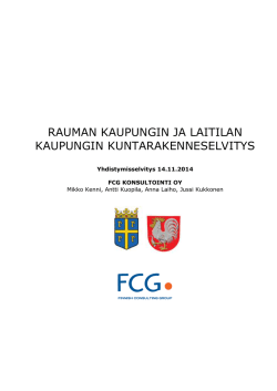 Rauma-Laitila, Yhdistymisselvitys 14.11.2014