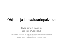 Ohjaus- ja konsultaatiopalvelut, Rovaniemi