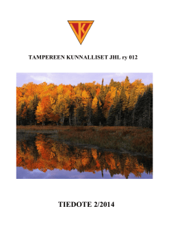 jäsentiedote 2 2014.pdf - Tampereen kunnalliset Jhl ry 012