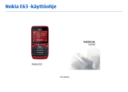 Nokia E63 -käyttöohje - File Delivery Service