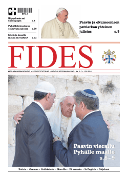 Fides-lehden - Katolinen kirkko Suomessa