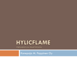 HylicFlame-tietopaketti - Konepaja M. Pappinen Oy