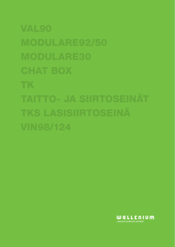 val90 modulare92/50 modulare30 chat box tk taitto- ja