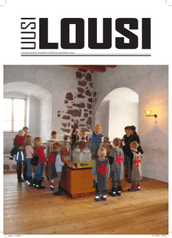 Lounais-Suomen Insinöörit LOUSI ry, jäsenlehti 1/2011