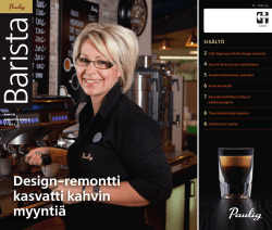 Design-remontti kasvatti kahvin myyntiä