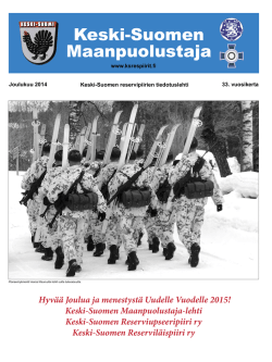 4/2014 osa 1 - Keski-Suomen Reservipiirit