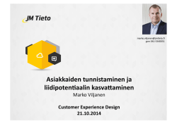 Marko Viljanen, JM Tieto PDF