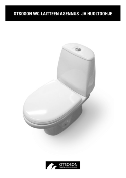 otsoson wc-laitteen asennus- ja huoltoohje
