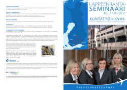 SEMINAARI - Kommunarbetsgivarna.fi