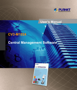 CV3-M1024 Central Management Software