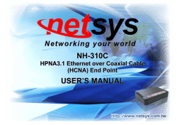 NH310C User`s Manual Ver_A7