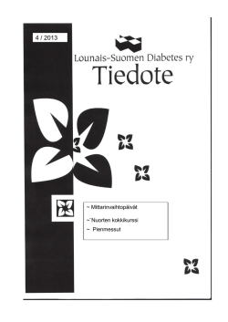 Tiedote 4/2013 - Lounais