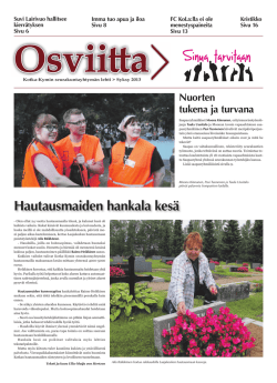 Osviitta - Kotka-Kymin seurakuntayhtymä