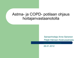 Annen luento Astma-_ja_COPD - Päijät