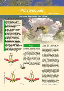 Pölytysopas - Suomen Mehiläishoitajain Liitto