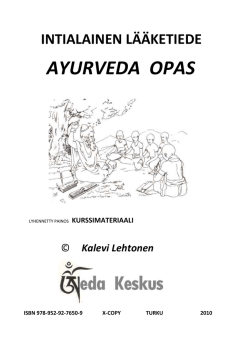 AYURVEDA OPAS