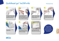 QuikRead go® hsCRP+Hb