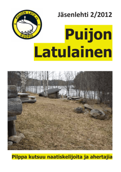Puijon Latulainen 2/2012 - Suomen Latu Jäsenyhdistykset