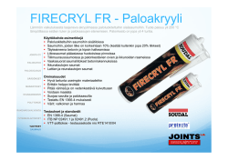FIRECRYL FR - Paloakryyli - Kiinnike