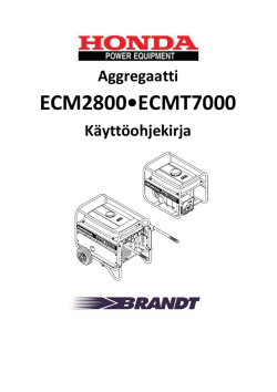 ECM2800, ECMT700 -käyttöohjekirja (.pdf, 1.62 MB)