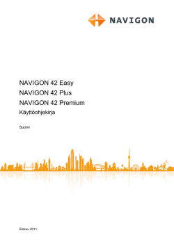 NAVIGON 42 Easy | 42 Plus | 42 Premium