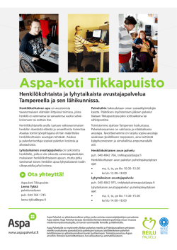 Lataa Aspa-koti Tikkapuiston esite (pdf)