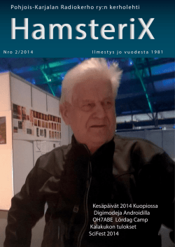 HamsteriX 2/2014 - Pohjois-Karjalan Radiokerho ry OH7AB
