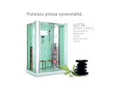 Infrapunasauna kylpyhuoneeseen - lue esittely (pdf)