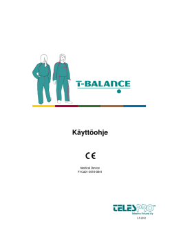 T-Balance käyttöohje 2012-09-03