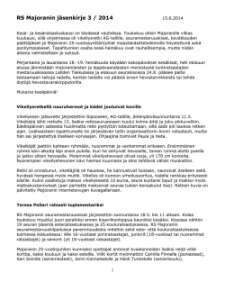 Jäsenkirje 3-2014.pdf - Ratsastusseura Majoran