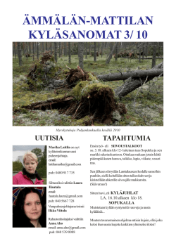 Kyläsanomat 3/10 pdf - Ämmälän