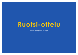 Värit, typografia ja logo - Ruotsi