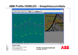 ABB Profila CENELEC – Ilmajohtosuunnittelu