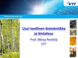 Uusi teollinen biotekniikka ja biotalous