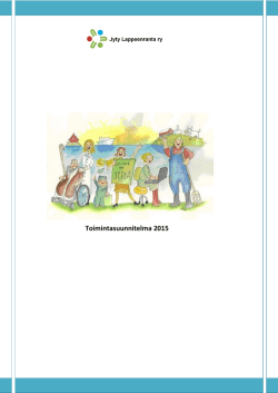 Toimintasuunnitelma 2015.pdf - Jyty Lappeenranta ry