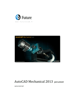 AutoCAD Mechanical 2013 perusteet