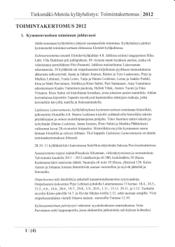 Toimintakertomus 2012.pdf - Tieksmäki