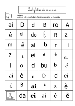 (labysons du ai ei \350 et labylettre AI EI \312)