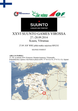 XXVI SUUNTO GAMES VIROSSA