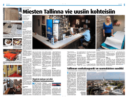 Tallinnan vanhakaupunki on suomalaisten suosikki