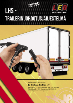 LHS-trailerin- johdotusjärjestelmä - Ja-Tools Ja