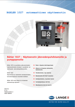 Buhler 1027 automaattinen näytteenotin FIN.pdf