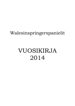 WSS 2014 - the Springer Spaniel Club of Finland