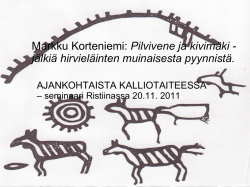 Markku Korteniemi - Suomen Kalliotaideyhdistys